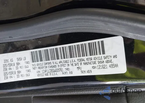 2016 Jeep Cherokee Altitude z USA, uszkodzony, nr VIN 1C4PJLCB5GW229761